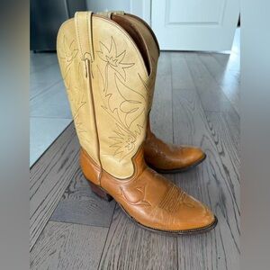 Boulet western cowboy boots